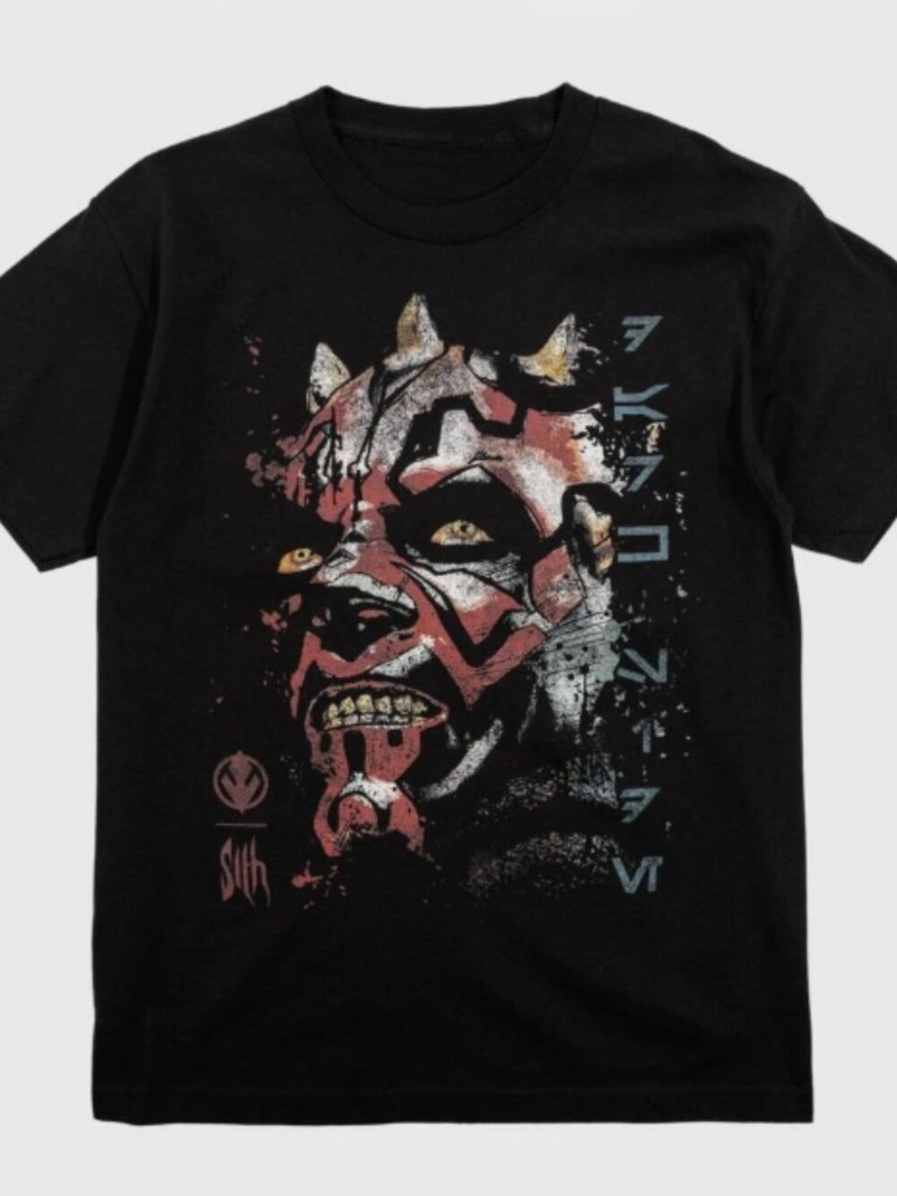 Vintage Darth Maul Sith Star Wars Graphic Tee Y2K Dark Side Shirt